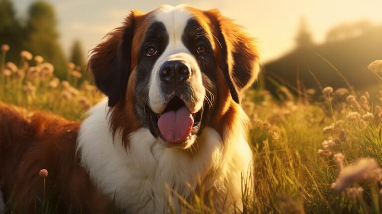 Is Saint Bernard a healthy dog?