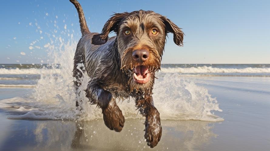 Is a German Wirehaired Pointer a healthy dog?