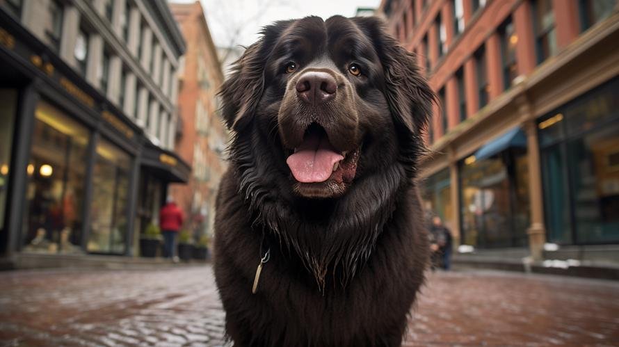 Is a Newfoundland dog a friendly dog?