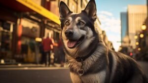 Is a Norwegian Elkhound a friendly dog?