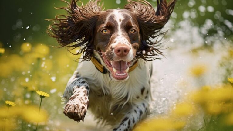 Is an English Springer Spaniel aggressive?