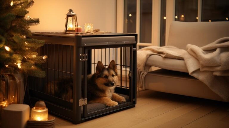 Should dogs sleep in crate?