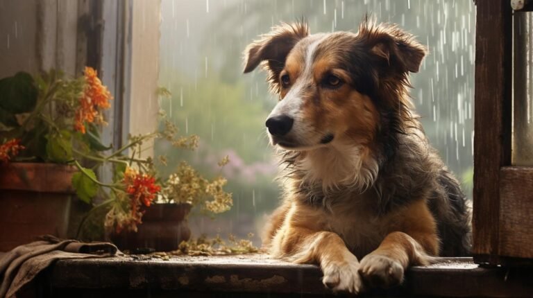What to do when it's raining and your dog needs to pee?