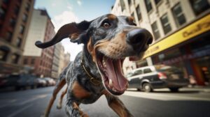 Is Bluetick Coonhound aggressive?