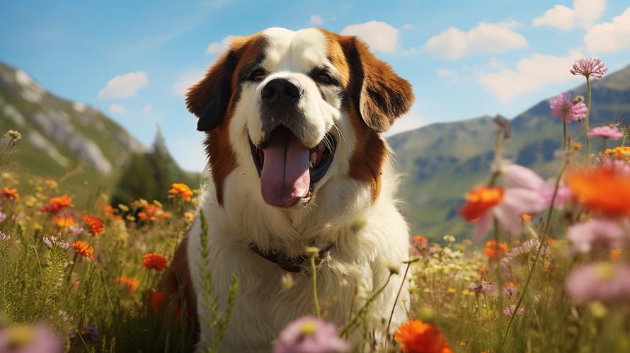 Is St. Bernard a calm dog?