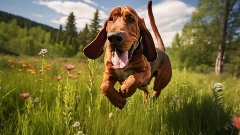 Is a Bloodhound a calm dog?