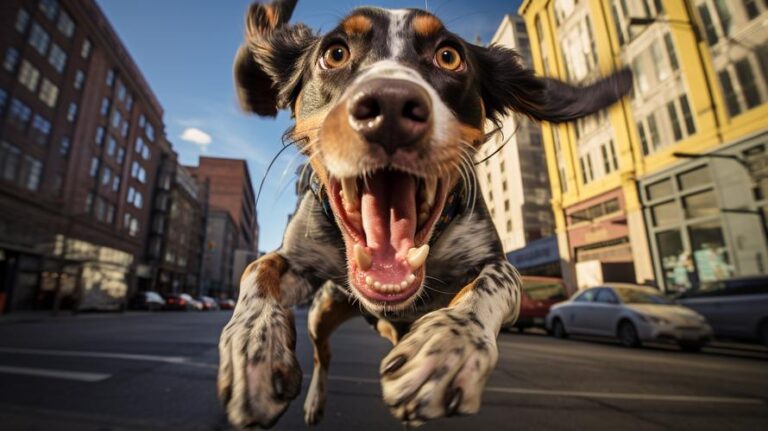 Is a Bluetick Coonhound a dangerous dog?