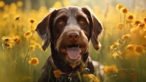 Is a German Wirehaired Pointer a calm dog?