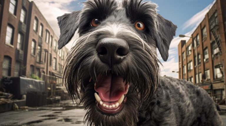 Is a Giant Schnauzer a healthy dog?