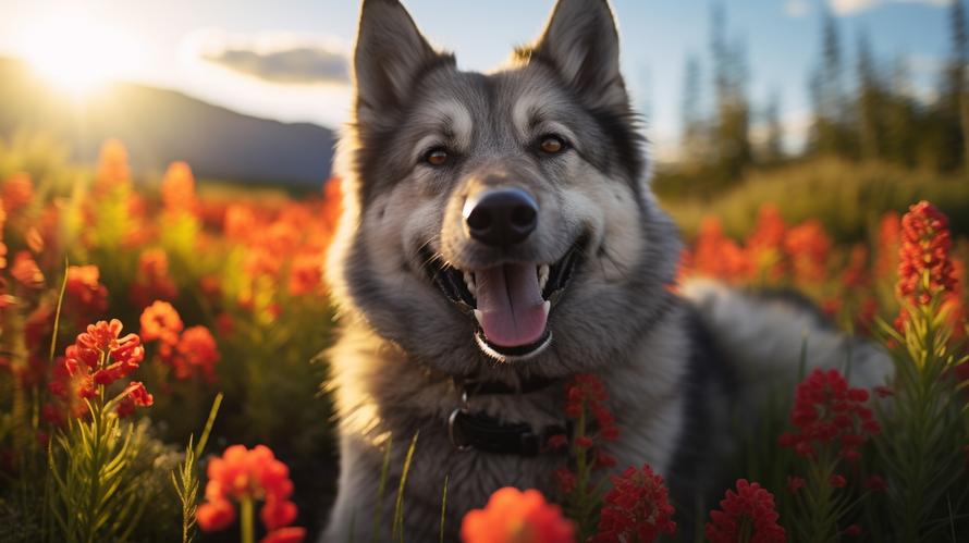 Is a Norwegian Elkhound a calm dog?