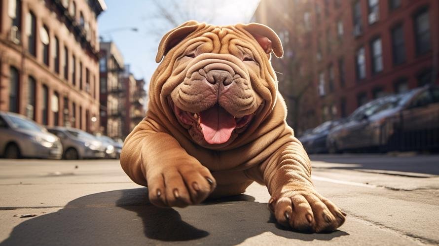 Is a Shar-Pei a calm dog?