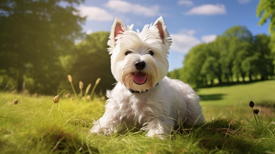 Is a West Highland White Terrier a calm dog?