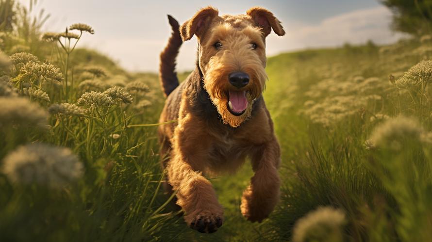 Is an Airedale Terrier a calm dog?