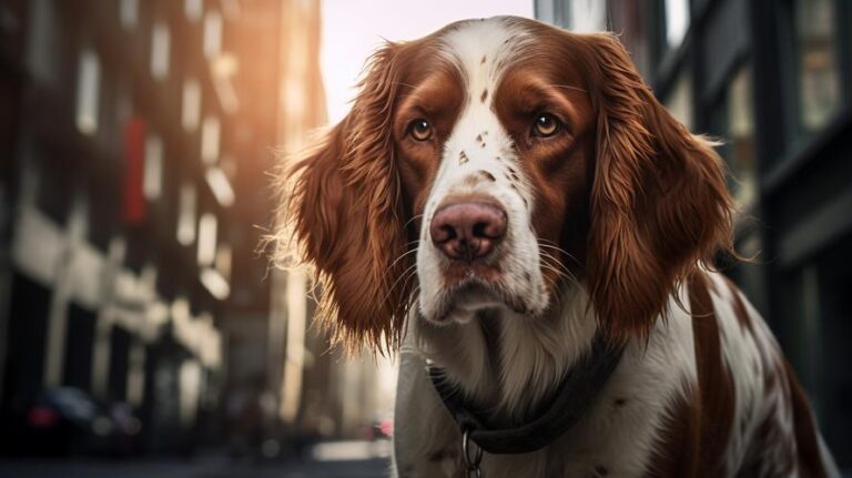 Is an Irish Red and White Setter a dangerous dog?