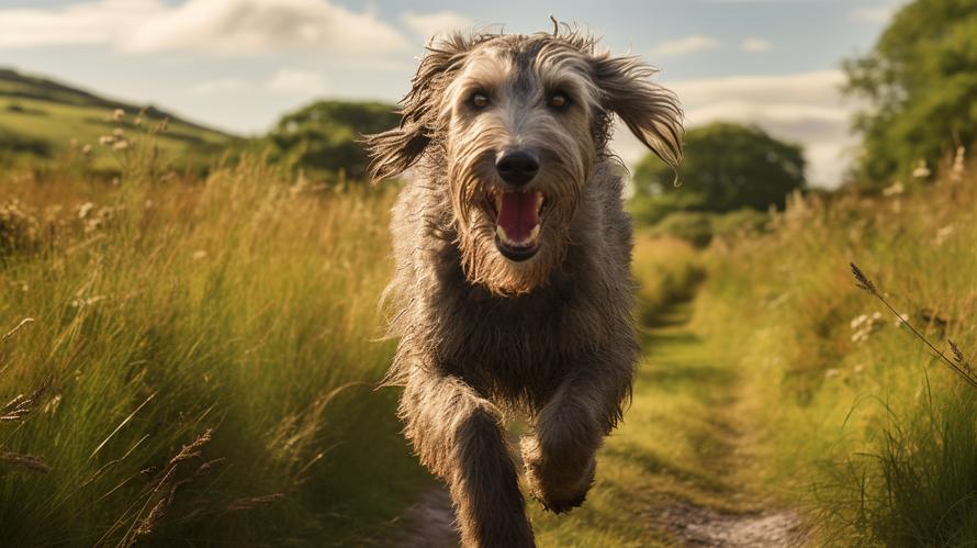 Is an Irish Wolfhound a friendly dog?