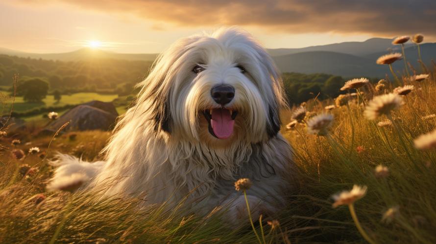 Is an Old English Sheepdog a calm dog?