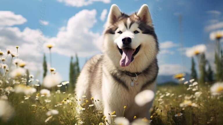 Is the Alaskan Malamute a calm dog?