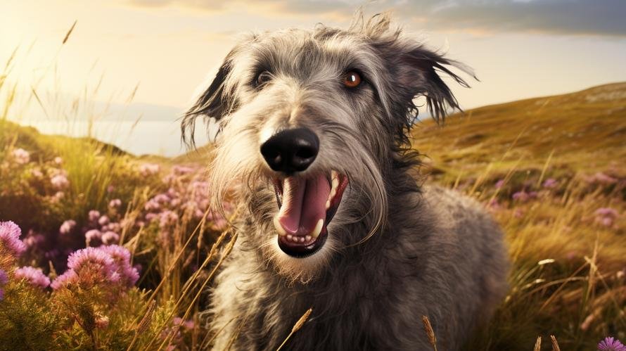 Is the Scottish Deerhound aggressive?