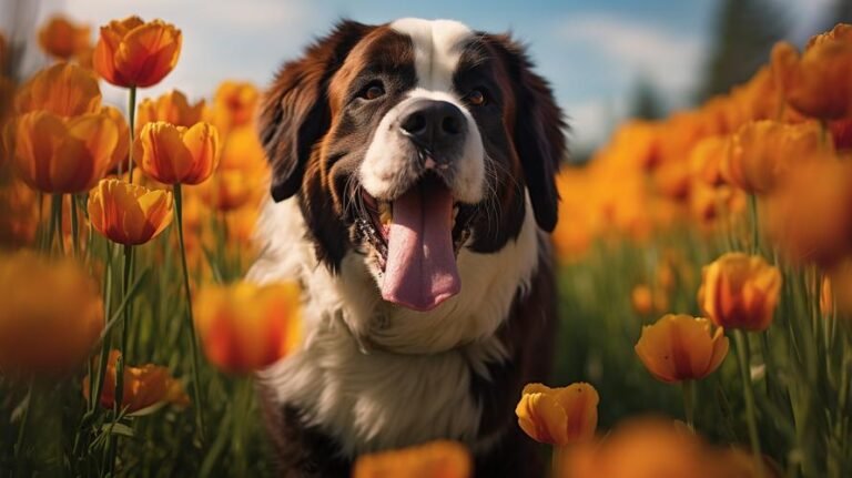 What foods does a St. Bernard love?