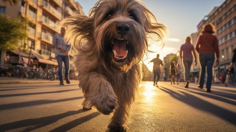 Is Briard a calm dog?