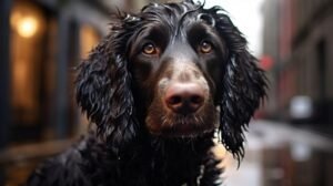 Is a Curly-Coated Retriever a calm dog?